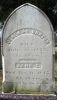 Jeremiah & Jane (Drinkwater) (Gray) Buxton gravestone