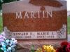 Edward F. & Marie L. (Butt) Martin gravestone
