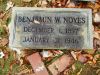 Benjamin W. Noyes gravestone
