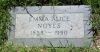 Emma Alice (Sumners) Noyes gravestone