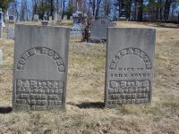 John & Elizabeth (Webster) Noyes gravestones