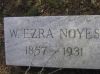 W. Ezra Noyes gravestone