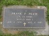 Frank P. Pease military marker
