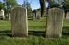 Jeremiah & Anna (Kelley) Woodman and Abby Leonard gravestones