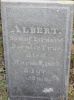 Albert True gravestone