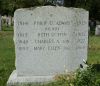 Philip Dodridge & Ruth (Coffin) Adams monument