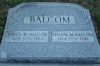 Percy W. & Maude M. (Stephens) Balcom gravestone
