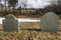 David & Sarah (Emery) Chase gravestones