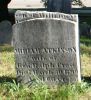 Miriam (Atkinson) Cross gravestone