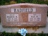 Max M. & Mildred M. (Noyes) Hadfield gravestone