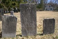 Abel Chase & Elizabeth Noyes (Smith) & Sarah Hale (Noyes)(Bailey) Harrington gravestones