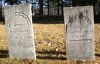 Stephen & Mary (Knox) Holt gravestones
