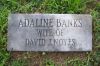Adaline (Banks) Noyes gravestone