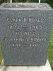 Clark B & Josephine L. (Howard) Noyes gravestone