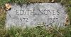 Edith Noyes gravestone