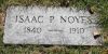 Isaac P. Noyes gravestone