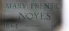 Mary Prentice Noyes gravestone