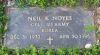 Corporal Neil K. Noyes military marker