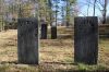 Ephraim & Rachel (Cogswell) Plumer gravestones